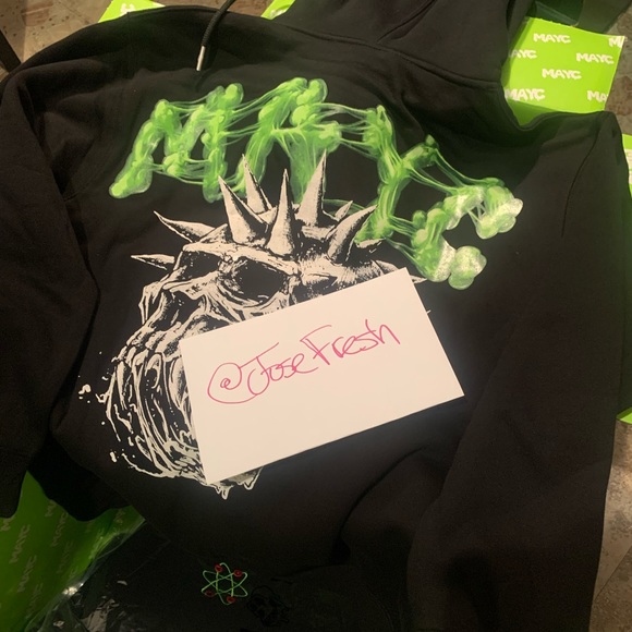 MAYC Mutant Ape Yacht Club SLIME HOODIE (RARE) - Picture 3 of 6